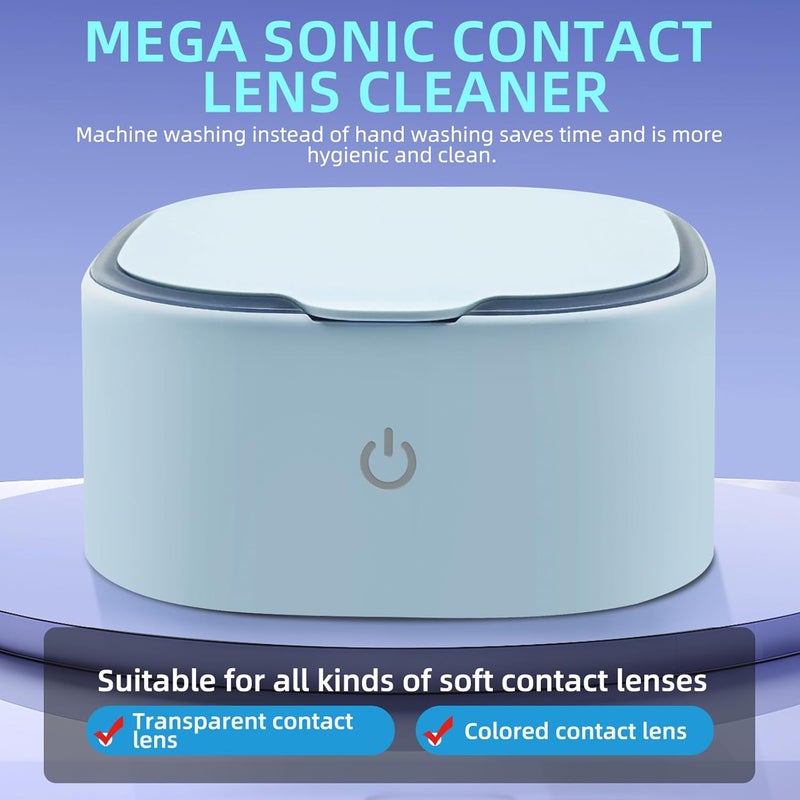 UpaClaire Contact Lens Mega Sonic Cleaner Silent Color Pupil Cleaning Machine - Image 3